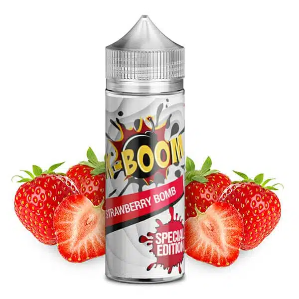 K-Boom Aroma Strawberry Bomb mit dem Geschmack nach Erdbeere