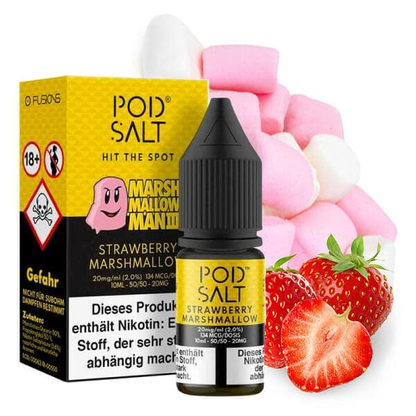 Pod Salt Strawberry Marshmallow Nikotinsalz Liquid 20mg