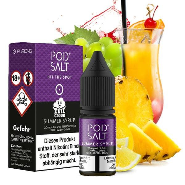 Pod Salt Nikotinsalz Liquids Summer Syrup