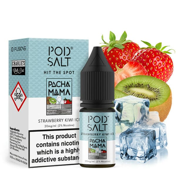 Pod Salt Fusion Pacha Mama Strawberry Kiwi Ice Nikotinsalz Liquid 20mg