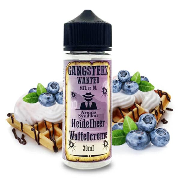 Gangsterz Wanted Longfill Aroma Heidelbeer Waffelcreme 30ml