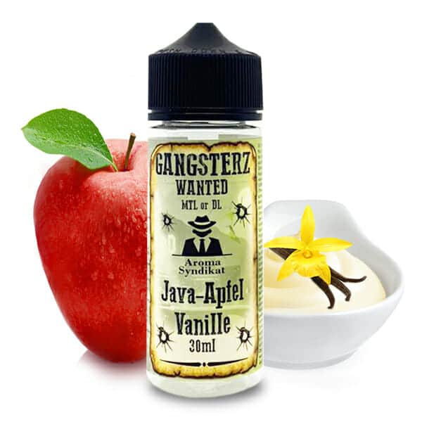 Gangsterz Wanted Longfill Aroma Java-Apfel Vanille 30ml