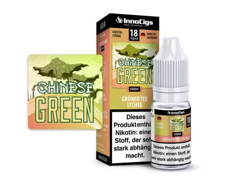 Innocigs Liquid Chinese Green Grüner Tee-Lychee 10ml