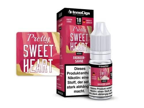 Innocigs Liquid Pretty Sweetheart Erdbeer-Sahne 10ml