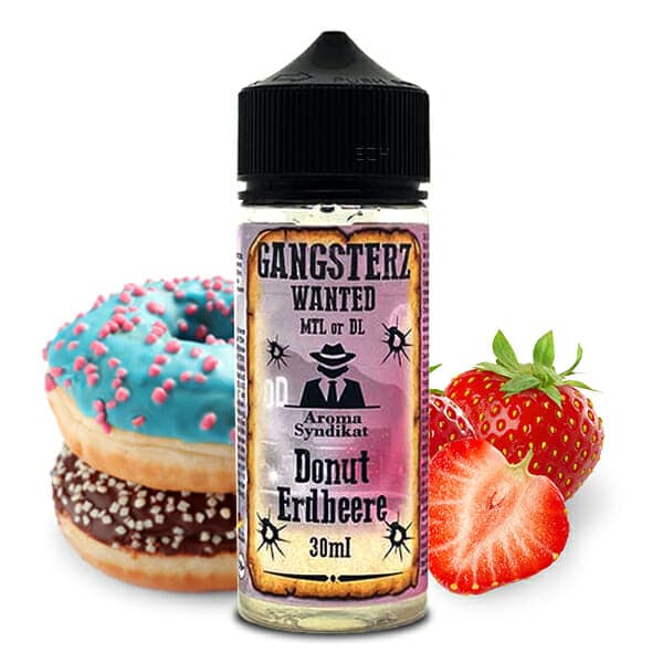 Gangsterz Wanted Longfill Aroma Donut Erdbeere 30ml