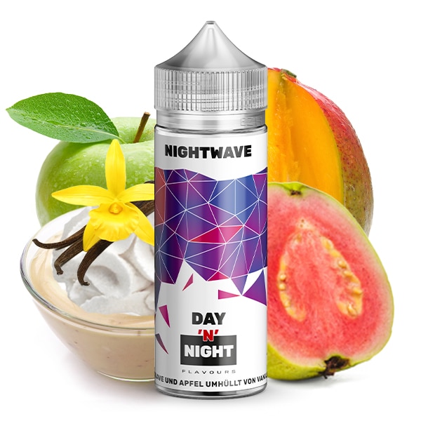 Day and Night Aroma Nightwave mit dem Geschmack von Mango, Guave, Apfel und Vanille Creme