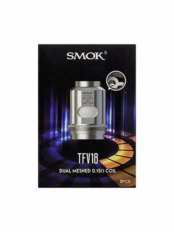 Smok TFV18 Dual Meshed Coils Verdampferköpfe 0.15 Ohm
