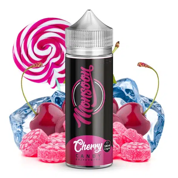 Monsoon Shortfill Liquid Cherry Candy 100ml