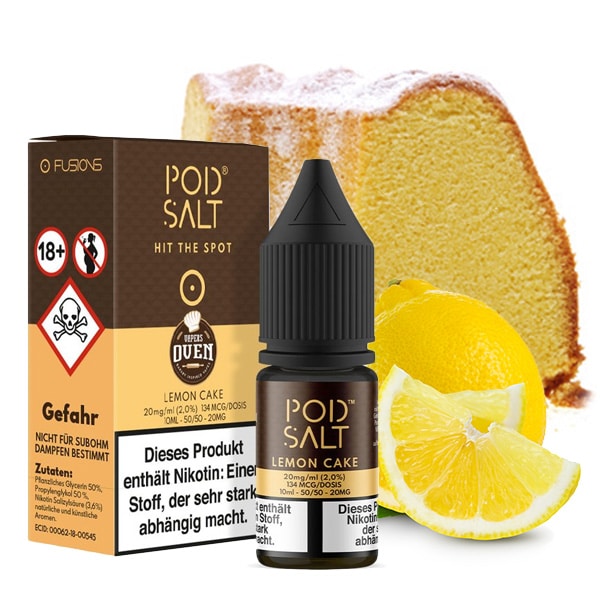 Pod Salt Lemon Cake Nikotinsalz Liquid 20mg