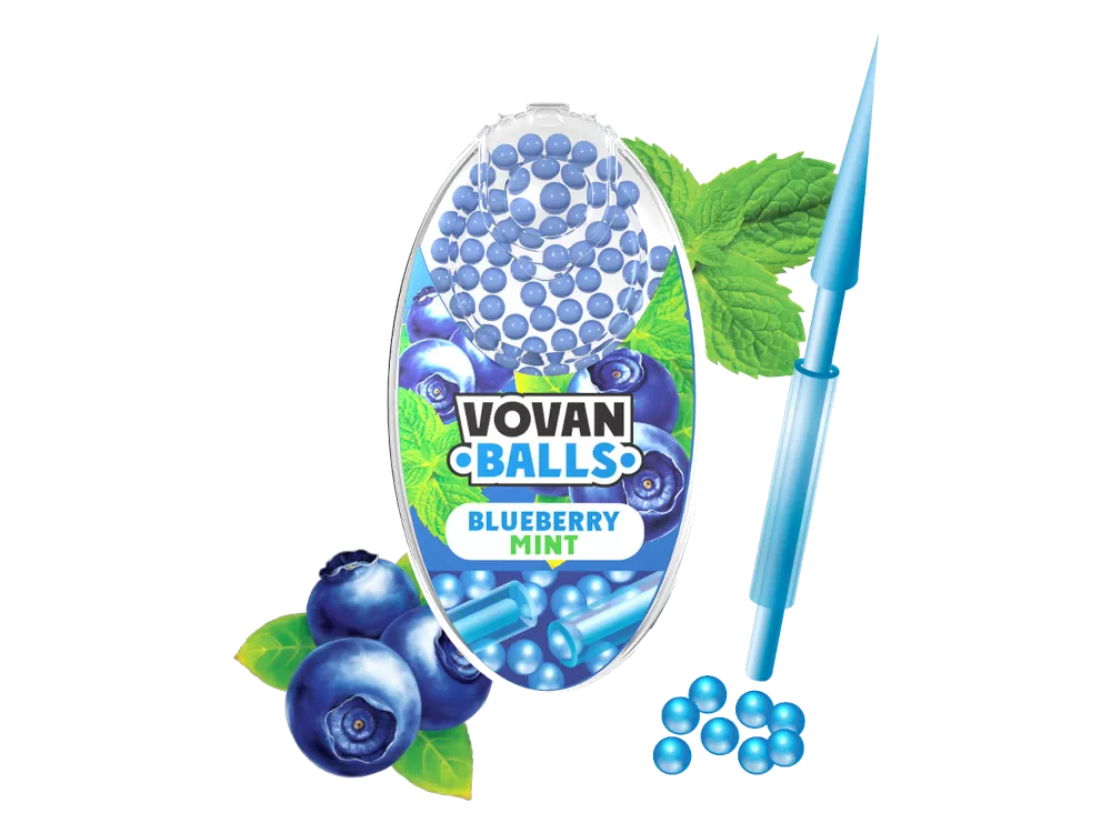 Vovan Balls Aroma Kapseln Blueberry Mint 100 Stück