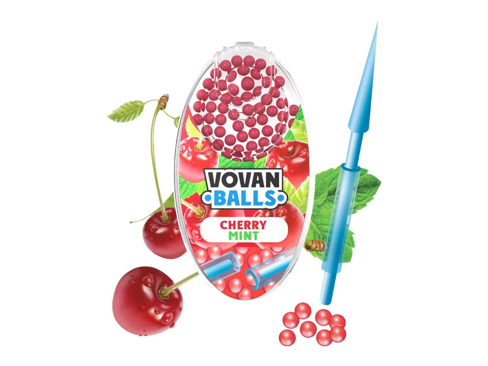 Vovan Balls Aroma Kapseln Cherry Mint 100 Stück