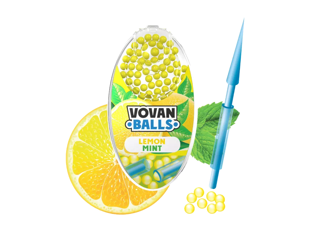Vovan Balls Aroma Kapseln Lemon Mint 100 Stück