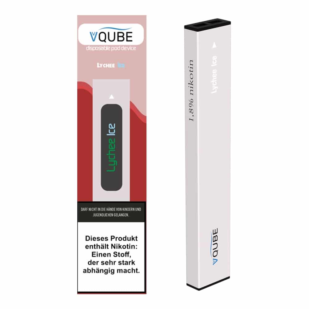 VQUBE Disposable Pod Device Hybrid Nikotin Lychee Ice