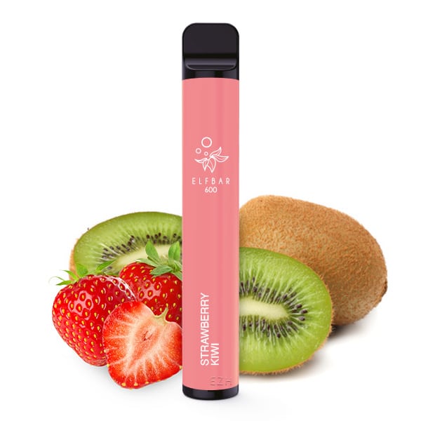 Elfbar 600 Einweg E-Zigarette mit Geschmack von Erdbeer-Kiwi