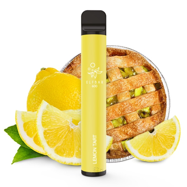 Elfbar 600 Einweg E-Zigarette Lemon Tart mit Geschmack von Zitronenkuchen