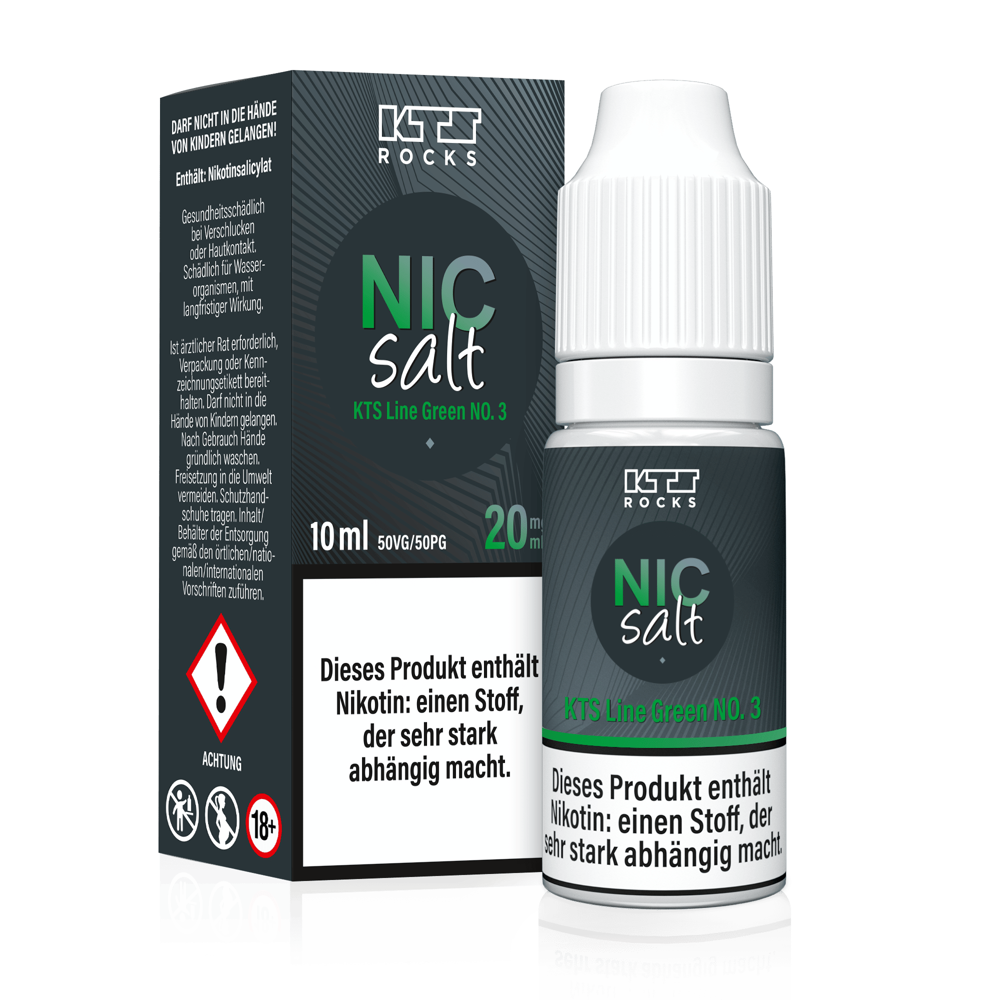 KTS Green No. 3 Nikotinsalz Liquid