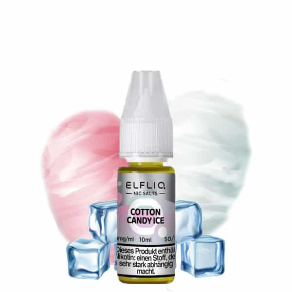 ElfBar ELFLIQ Nikotinsalz Liquid Cotton Candy Ice 10ml
