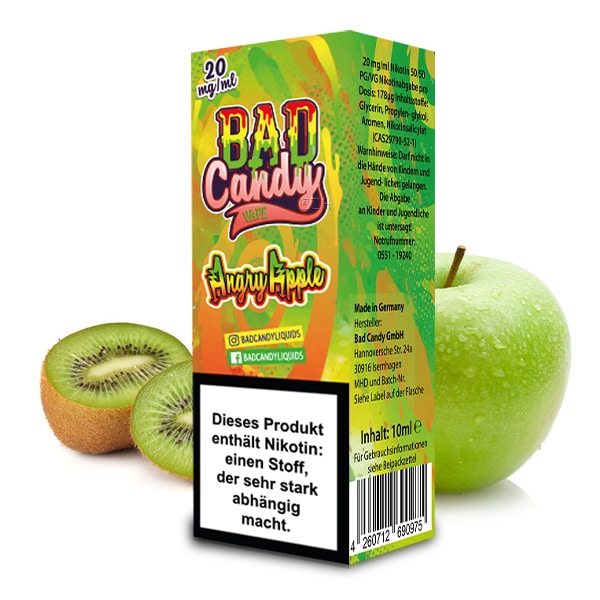 Bad Candy Nikotinsalz Liquid Angry Apple 10ml
