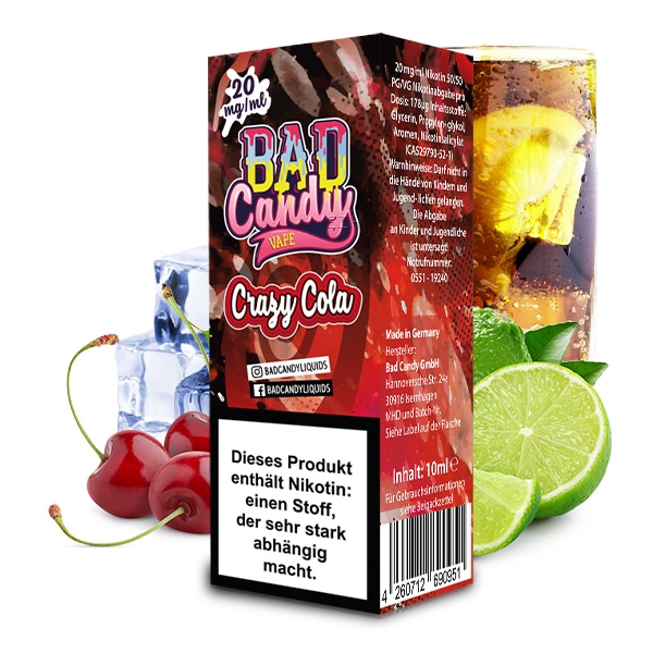 Bad Candy Nikotinsalz Liquid Crazy Cola 10ml