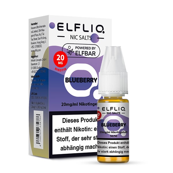 ElfBar ELFLIQ Nikotinsalz Liquid Blueberry 10ml
