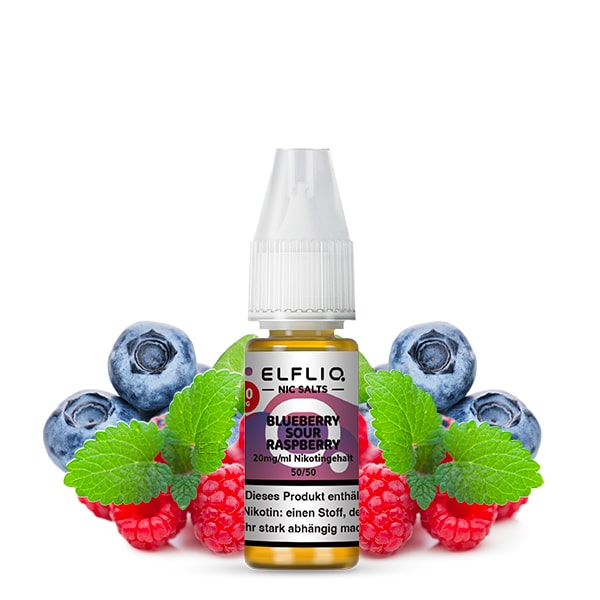 ElfBar ELFLIQ Nikotinsalz Liquid Blueberry Sour Raspberry 10ml