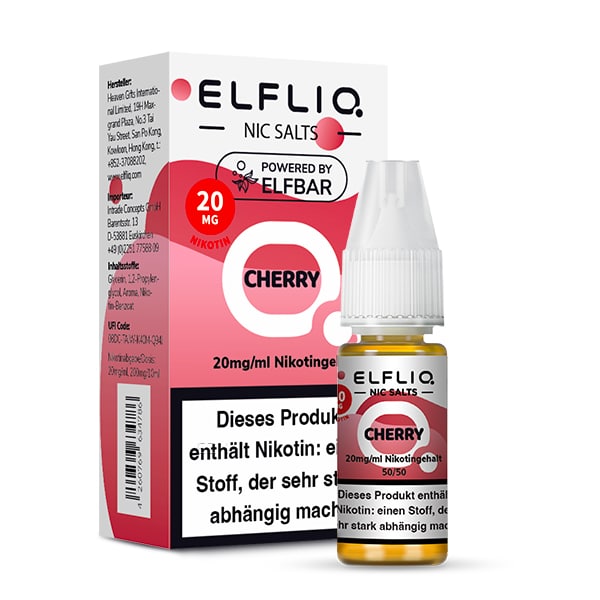 ElfBar ELFLIQ Nikotinsalz Liquid Cherry 10ml
