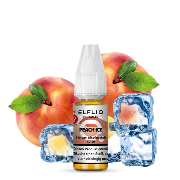 ElfBar ELFLIQ Nikotinsalz Liquid Peach Ice 10ml