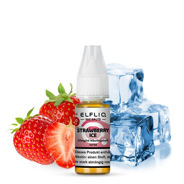 ElfBar ELFLIQ Nikotinsalz Liquid Strawberry Ice 10ml