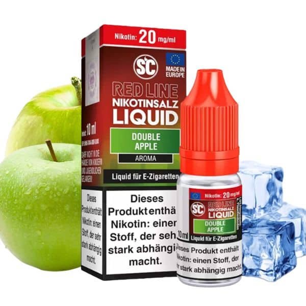 SC Red Line Nikotinsalz Liquid Doppelapfel 10ml