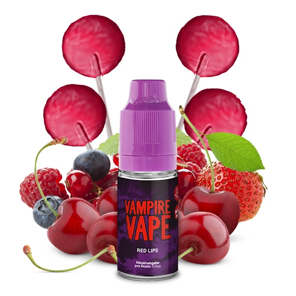Vampire Vape Liquid Cool Red Lips 10ml