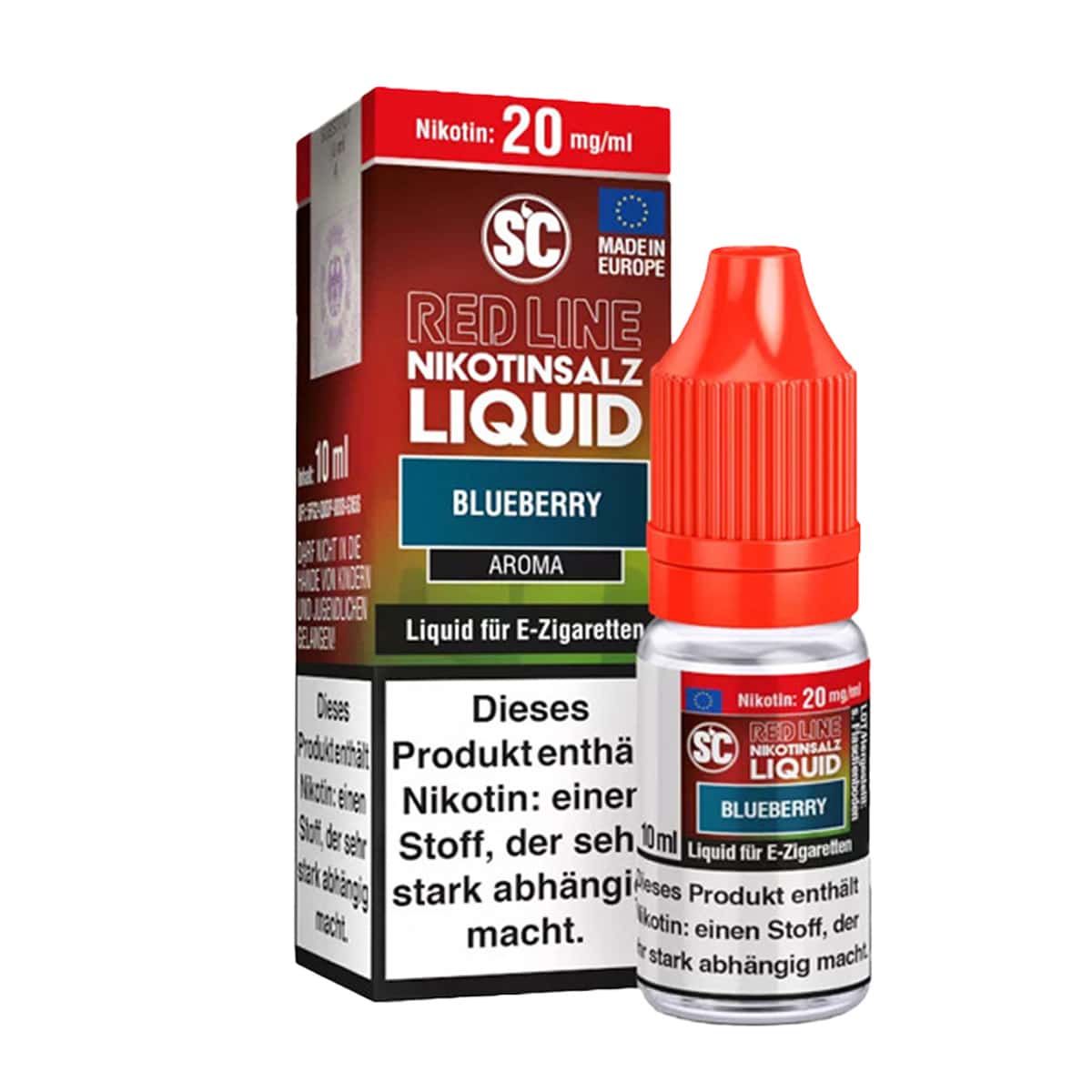 SC Red Line Nikotinsalz Liquid Blueberry 10ml