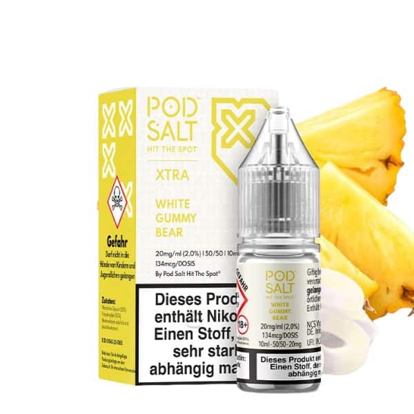 Pod Salt Xtra Nikotinsalz Liquid - White Gummy Bear