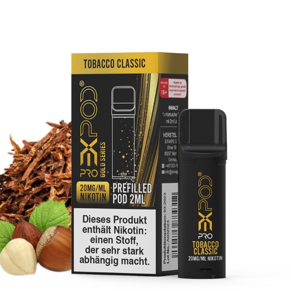 Expod Pro Pod - Gold Series - Tobacco Classic