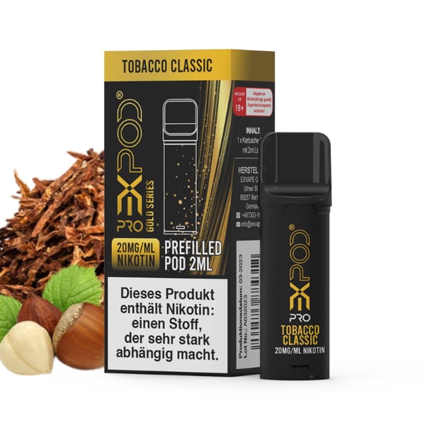 Expod Pro Pod - Gold Series - Tobacco Classic