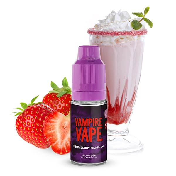 Vampire Vape Liquid Strawberry Milkshake
