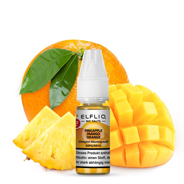 ElfBar ELFLIQ Nikotinsalz Liquid Pineapple Mango Orange 10ml