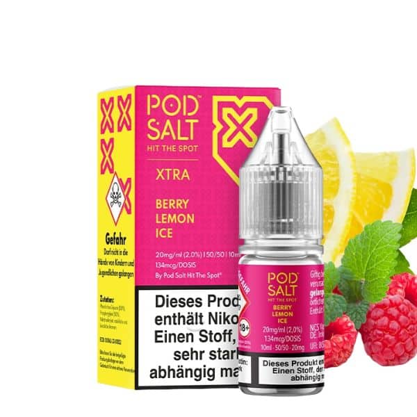 Pod Salt Xtra Nikotinsalz Liquid - Berry Lemon Ice