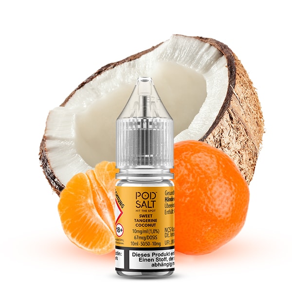 Pod Salt Xtra Nikotinsalz Liquid - Sweet Tangerine Coconut