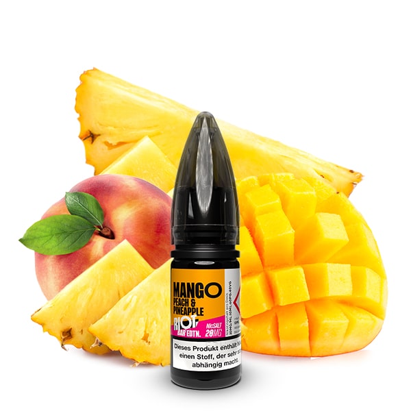 Riot Squad Bar Edition Nikotinsalz Liquid Mango Peach & Pineapple