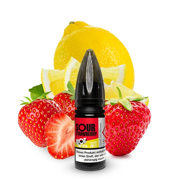 Riot Squad Bar Edition Nikotinsalz Liquid Sour Strawberry