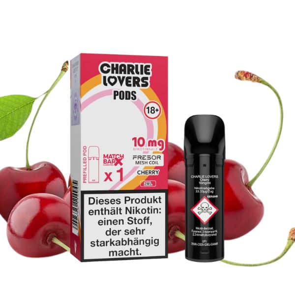 Charlie Lovers Prefilled Pod Cherry Produktbild