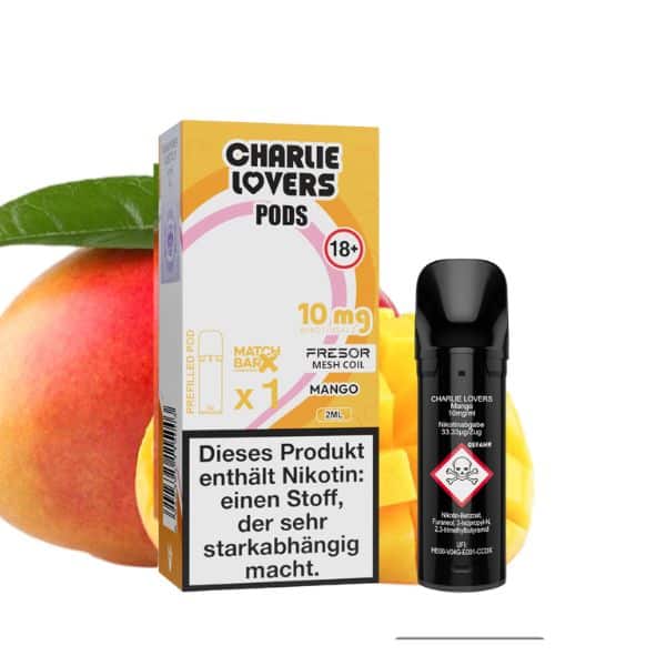 Charlie Lovers Prefilled Pod Mango