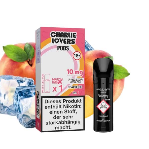 Charlie Lovers Prefilled Pod Peach Ice