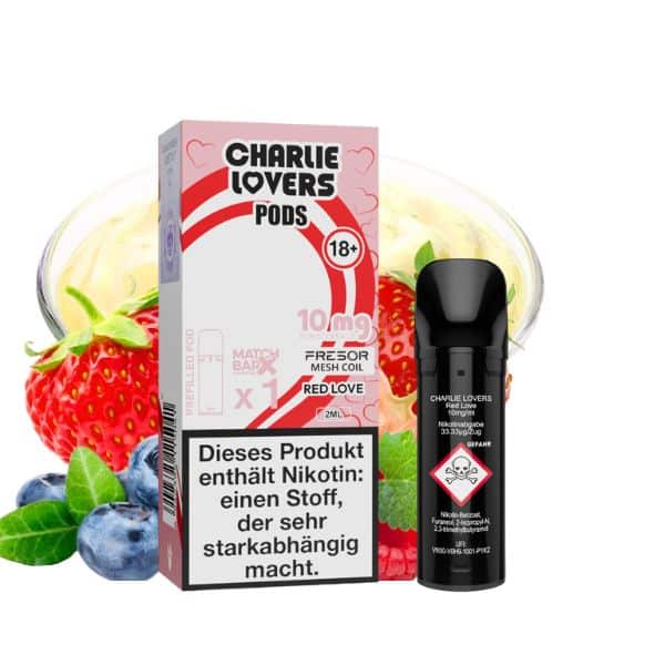 Charlie Lovers Prefilled Pod Red Love Produktbild