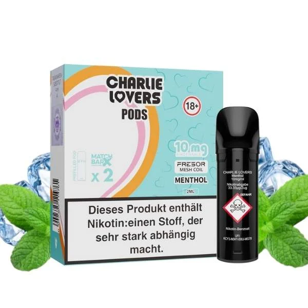 Charlie Lovers Menthol Pods I 6,90 | Vape Station