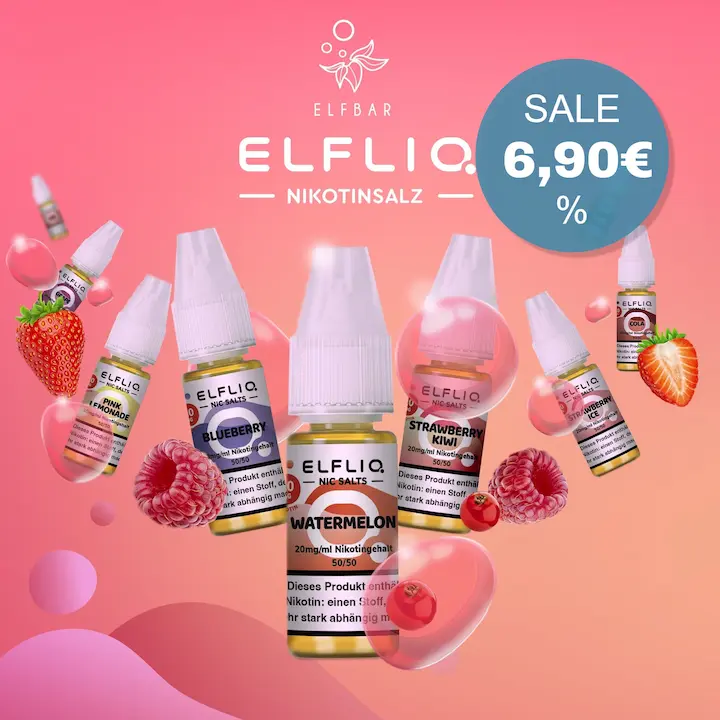 Elfbar ELFLIQ Banner SALE 6,90€