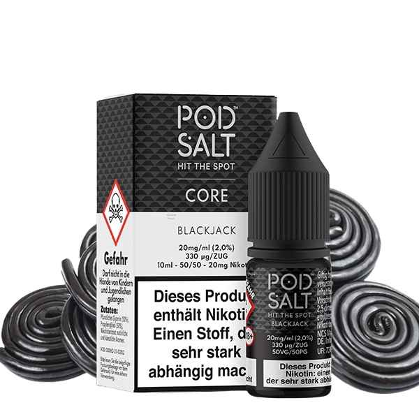 Pod Salt Core Nikotinsalz Liquid - Black Jack