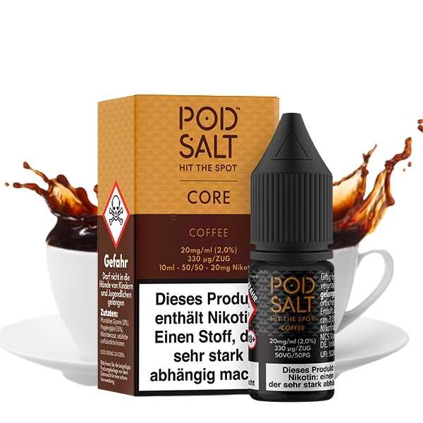 Pod Salt Core Nikotinsalz Liquid - Coffee