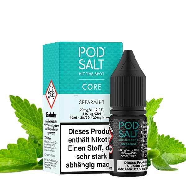 Pod Salt Core Nikotinsalz Liquid - Spearmint