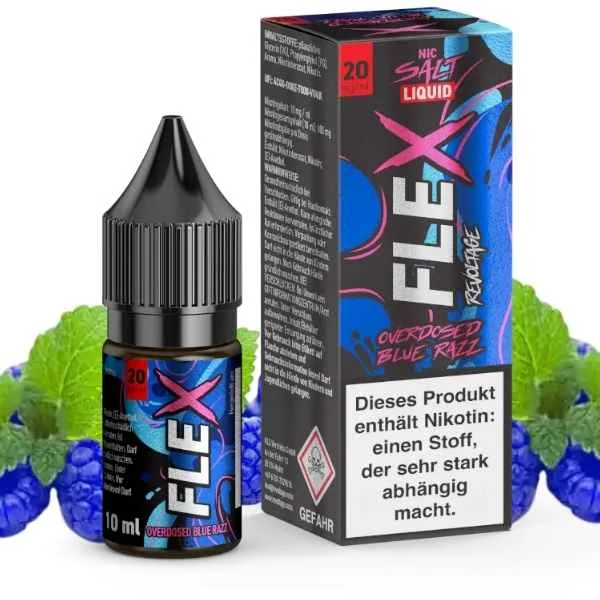 Revoltage FLEX Nikotinsalz Liquid - Blue Razz